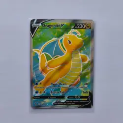 Dragonite V (Full Art) Pokemon GO PGO 076/078 NM - Image 1