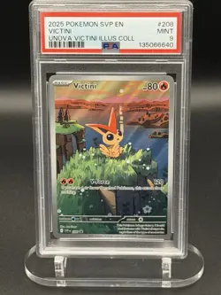 Pokemon TCG Victini SV Scarlet & Violet Promo Holo 208 English PSA 9 - Image 1
