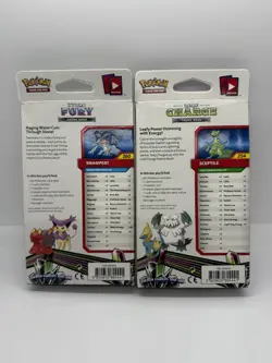 Sealed Pokemon Sun & Moon Celestial Storm Theme Decks Hydro Fury & Leaf Charge - Image 2