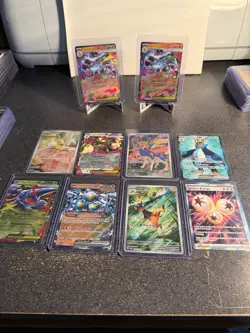 Pokemon TCG | PAL Holo & Full Art Lot | Charizard X EX, Lopunny EX, Zacian - Image 1