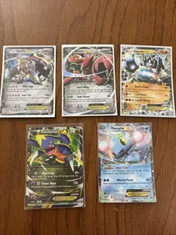 Pokemon TCG XY EX Lot Zygarde Steelix Scizor Garchomp Manaphy (5) - Image 1
