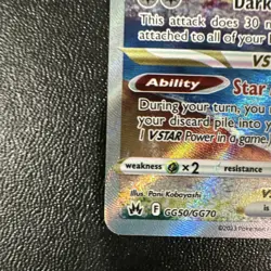 Pokemon Darkrai VSTAR GG50/GG70 Crown Zenith Galarian Gallery Ultra Rare Holo - Image 3