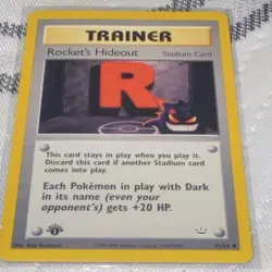 Pokemon Rocket's Hideout 63/64 Neo Revelation Uncommon 1st Edition 2001 - Image 1