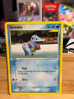 TOTODILE 79/101 Hidden Legends C Pokemon TCG LP - Image 1