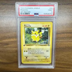 1999 POKEMON JUNGLE 60 PIKACHU 1ST EDITION MINT PSA 9 - Fast Shipping - Image 1