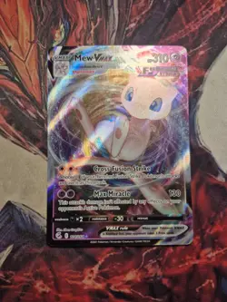 Pokemon TCG: Mew VMAX 114/264 Fusion Strike Ultra Rare Holofoil - Near Mint NM - Image 1