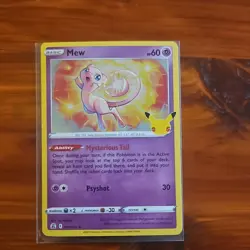 Pokemon Mew Celebrations 011/025 Holo Rare - Image 1