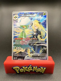 Cynthia's Roserade 184/182 Sv10: Destined Rivals Pokemon TCG Holo NM - Image 1
