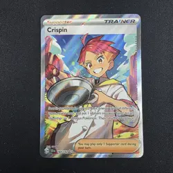Crispin 164/142 Full Art Trainer Holo Pokemon Stellar Crown TCG - NM Near Mint - Image 1