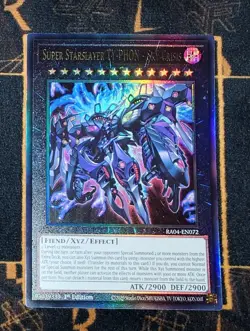 YUGIOH Super Starslayer TY-PHON - Sky Crisis (RA04-EN072) Ultimate Rare 1st Ed - Image 1