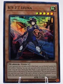 K9-17 Izuna - JUSH-EN031 (Ultra Rare) - 1st Ed - NM - Yu-Gi-Oh! - Image 1