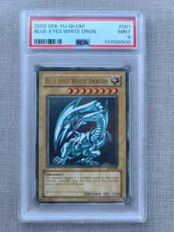 Yu-Gi-Oh! Blue-Eyes White Dragon SDK-001 PSA 9 - Image 1