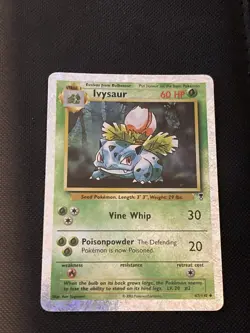 Ivysaur 2002 Legendary Collection Reverse holo Pokemon Card TCG 47/110 - Image 1