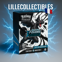 PRECOMMANDE Pokemon - BUNDLE 6 BOOSTERS EV10.5 FOUDRE NOIRE FR - Image 1