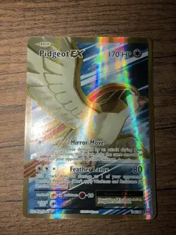 Pokemon TCG XY Evolutions Pidgeot EX 104/108 Full Art Ultra Rare Minty - Image 1