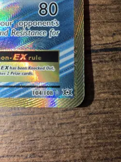 Pokemon TCG XY Evolutions Pidgeot EX 104/108 Full Art Ultra Rare Minty - Image 4