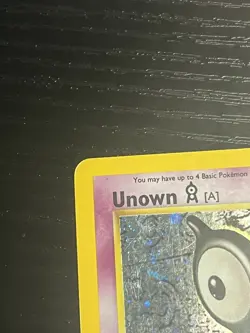 Pokemon TCG Unown [A] 14/75 Neo Discovery Holo Rare Vintage Nintendo 2001 MP - Image 3