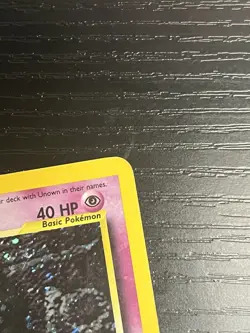 Pokemon TCG Unown [A] 14/75 Neo Discovery Holo Rare Vintage Nintendo 2001 MP - Image 4