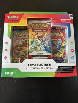 Pokemon TCG First Partner Illustration Collection Series 1 New Sealed - Image 1