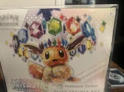 Pokemon Center Prismatic Evolutions ETB Sealed *SMALL TEAR* Please Look At Pics - Image 1