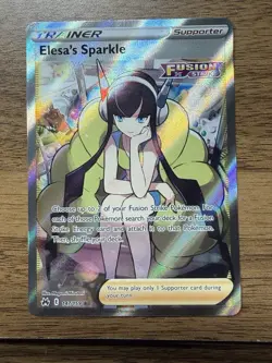 Pokemon TCG: Elesa's Sparkle (Full Art) 147/159 Crown Zenith Holo NM - Image 1