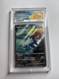 Pokemon TCG Hisuian Samurott v Crown Zenith: Galarian Gallery GG51/GG70 Ace 9 - Image 1