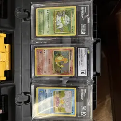 Pokemon TCG TAG- Bulbasaur, CGC - Charmander, TAG - Squirtle CLV - Image 1