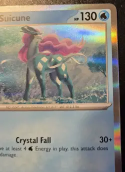 Suicune 026/094 Holo Rare Phantasmal Flames Pokemon TCG - Image 3