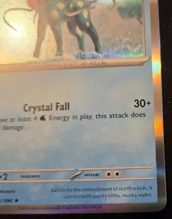 Suicune 026/094 Holo Rare Phantasmal Flames Pokemon TCG - Image 5