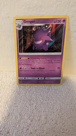 Pokemon Gengar Holo Rare SM - Crimson Invasion 38/111 NM - Image 1