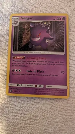 Pokemon Gengar Holo Rare SM - Crimson Invasion 38/111 NM - Image 3