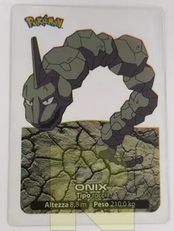 Onix 095 ® Lamincard Edibas 2005 ® Pokemon ® Italiano ® EX - Image 1