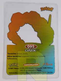 Onix 095 ® Lamincard Edibas 2005 ® Pokemon ® Italiano ® EX - Image 2