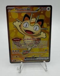 Pokemon TCG Perfect Order Meowth EX 107/088 Full Art Ultra Rare - Image 1