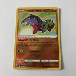 Radiant Hawlucha 081/189, Astral Radiance, Pokemon, NM - Image 1