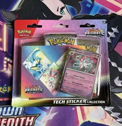 Prismatic Evolutions Sylveon Tech Sticker Collection - Pokemon TCG - Image 1