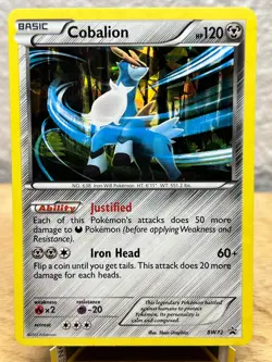 Black And White Promo Cobalion - BW72 BW72 Holo Promo Pokemon NM/LP - Image 1