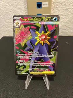 Mega Starmie EX 102/088 Full Art Ultra Rare Pokemon TCG: Perfect Order - Image 1