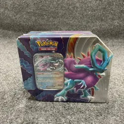 Pokemon TCG Paradox Clash Tin Walking Wake ex with 5 Booster Packs, Dented Tin - Image 1