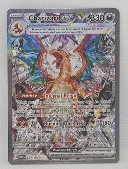 Charizard 223/197 Sv: Pokemon Obsidian Flames SIR Special Illustration Rare - Image 1