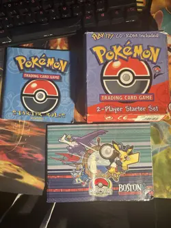 2 Player Starter Set Base Set 2 WOTC Pokemon TCG Booklet Boston 2015 Vintage - Image 1
