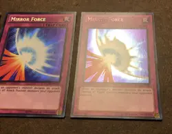 Yugioh - 3x Mirror Force LCYW-EN091 & LCJW-EN130 - Secret Rare - LP - Image 4