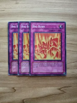 Yu-Gi-Oh! - Big Burn 3x- Super Rare / Holo - Full Playset - Image 1