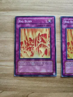 Yu-Gi-Oh! - Big Burn 3x- Super Rare / Holo - Full Playset - Image 3