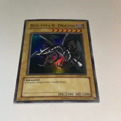 1996 Yu-Gi-Oh! Red Eyes Black Dragon LOB-070 - Image 2