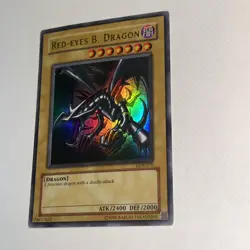 1996 Yu-Gi-Oh! Red Eyes Black Dragon LOB-070 - Image 3
