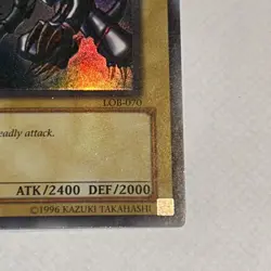 1996 Yu-Gi-Oh! Red Eyes Black Dragon LOB-070 - Image 4