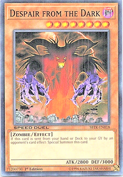 Despair From The Dark SBTK-EN018 Yu-Gi-Oh! Light Play 1st Edition - Image 1