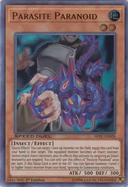 Yugioh! LP Parasite Paranoid - SBTK-EN028 - Ultra Rare - 1st Edition Lightly Pla - Image 1
