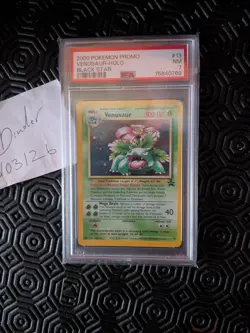 2000 WOTC Pokemon Black Star Promo VENUSAUR Holo #13 PSA 7 Wizards of the Coast - Image 1